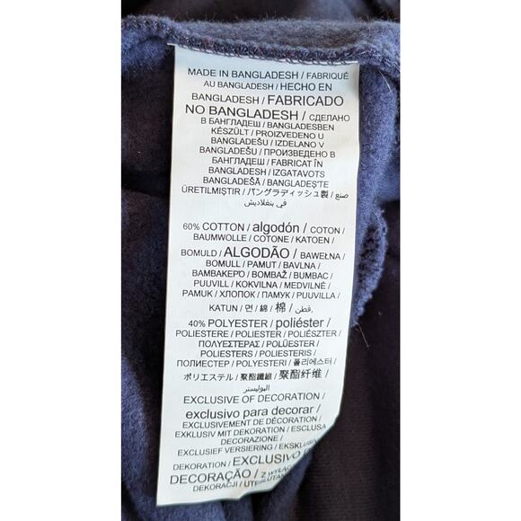 Fanatics Mens Cleveland Guardians Baseball Hoodie Medium Blue Last Whistle NEW - Picture 10 of 10